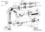 Bosch 0 601 317 001  Angle Grinder 110 V / Eu Spare Parts